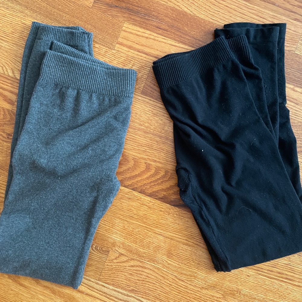 Women’s Leggings Black & Gray, gray-L/XL (JoeBoxer), black-M (Connection18)